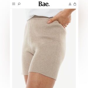 BAE Cloud Nine Knit Shorts- MATERNITY